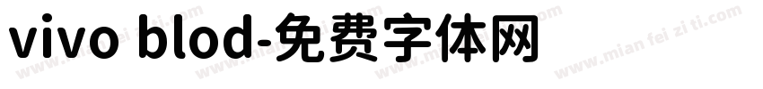 vivo blod字体转换